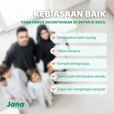 5 Kebiasaan Baik yang harus Dicontohkan di Depan si Kecil
